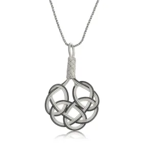 Handmade Kazaziye Sterling Silver Woven Necklace for Women | Traditional Fine Silver Jewelry thumbnail