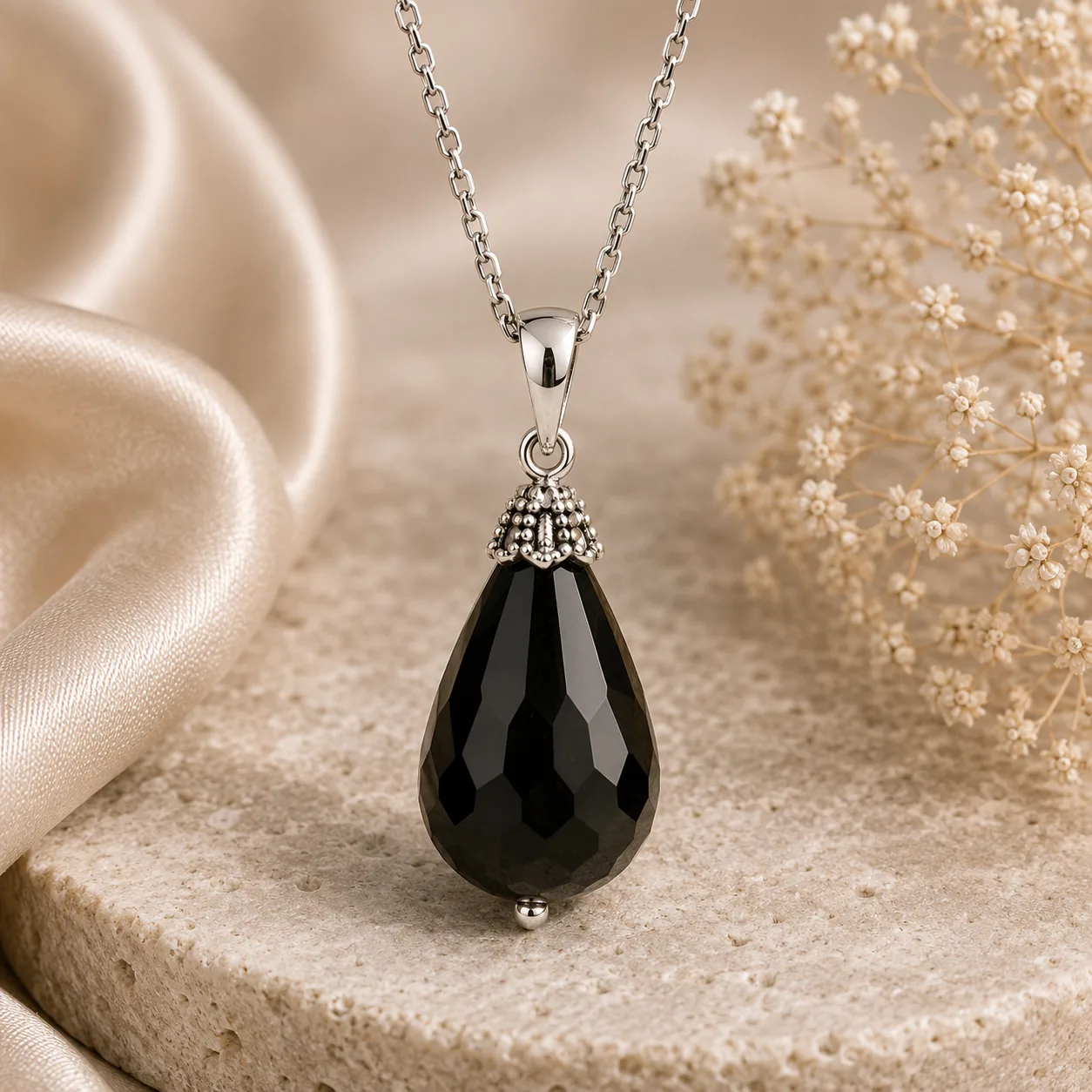 Sterling Silver Infinity Love Necklace for Women