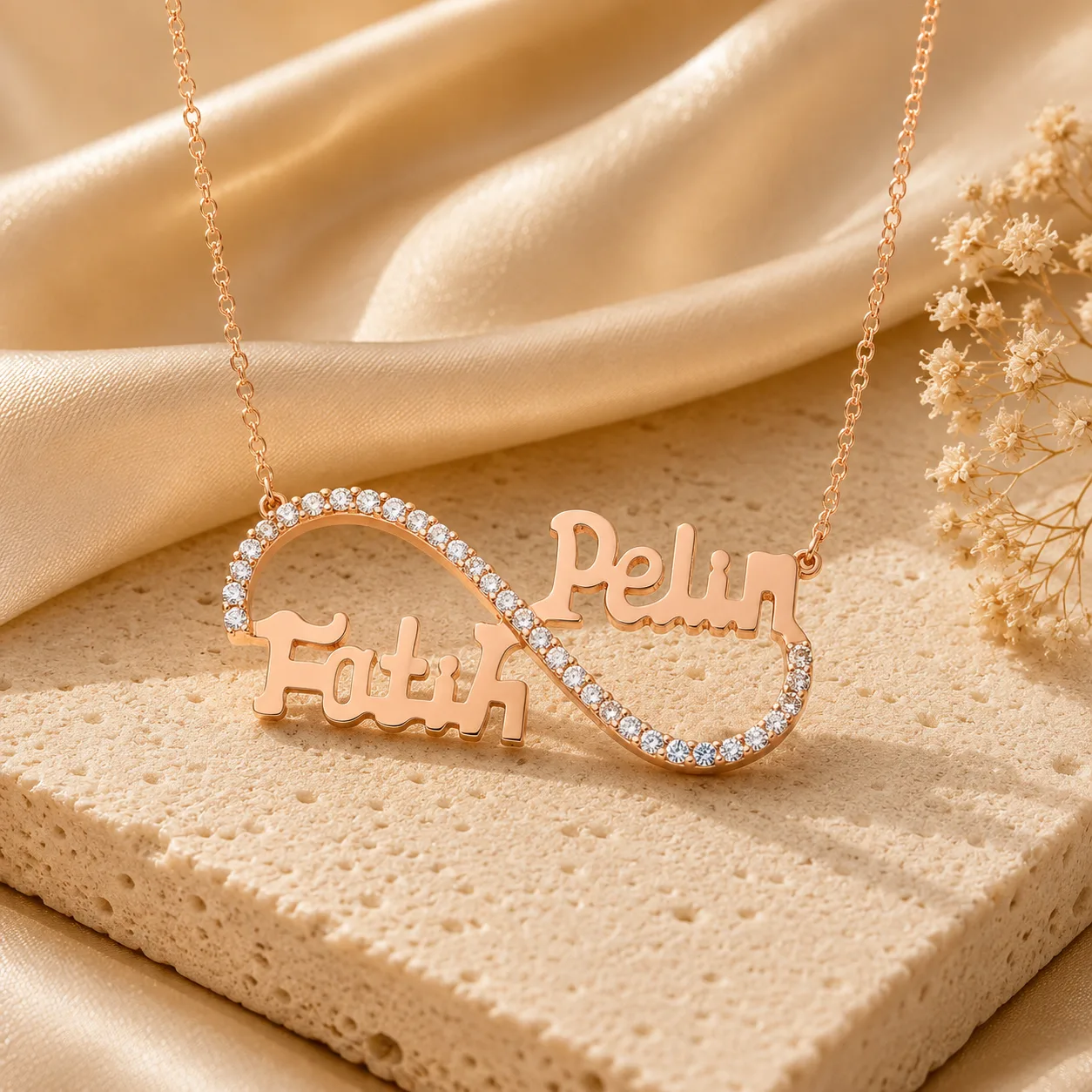 925 Sterling Silver Blue Teardrop Zircon Necklace for Women