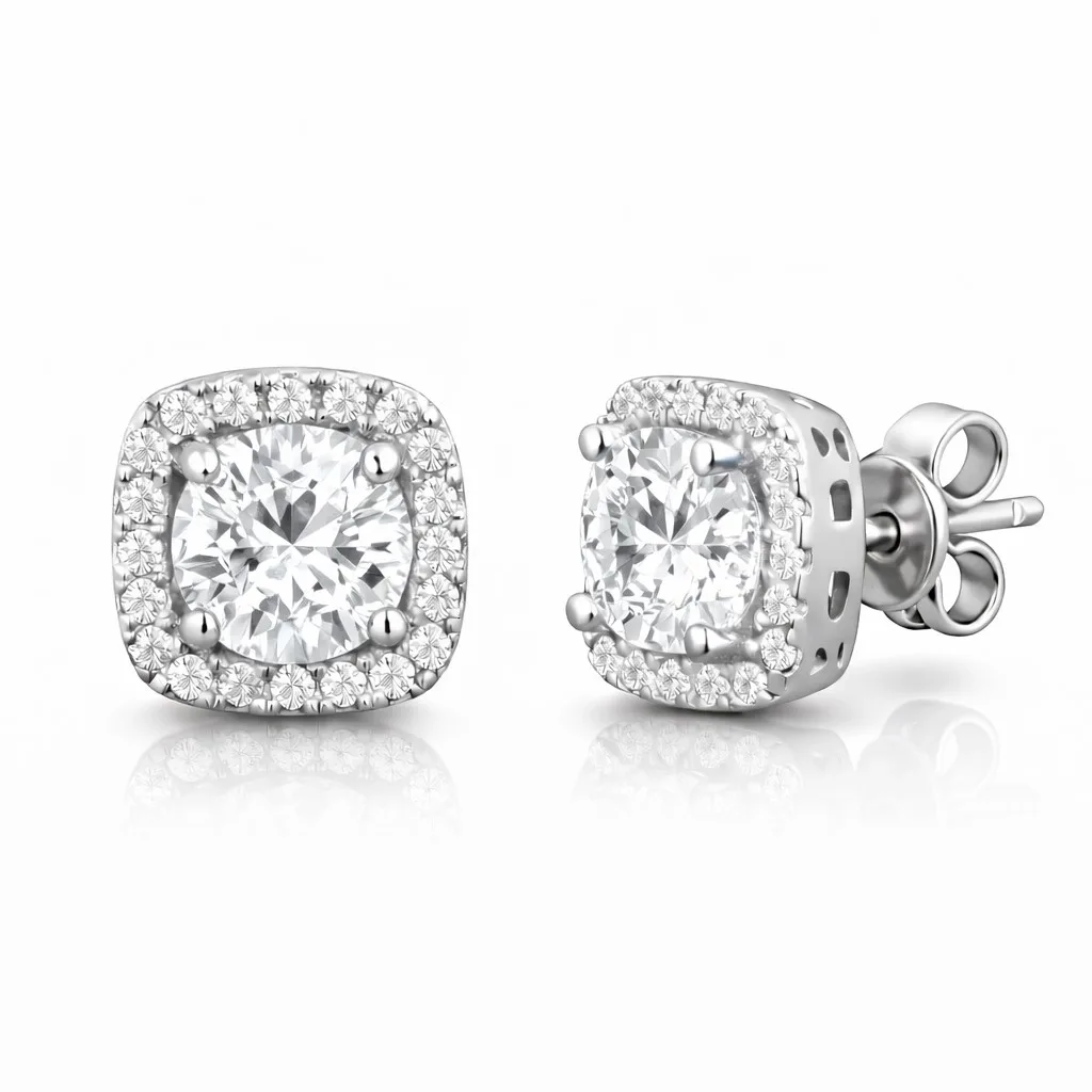 Sterling Silver Star Earrings for Women