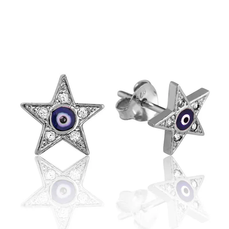 925 Sterling Silver Zircon Flower Earrings for Women
