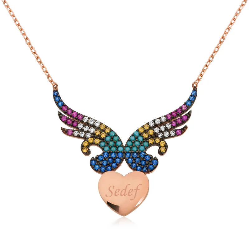 Sterling Silver Blue Opal Dragonfly Pendant Necklace for Women