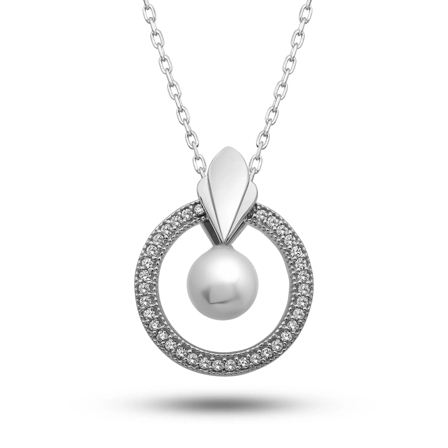 Sparkling Zircon Heart Necklace for Women