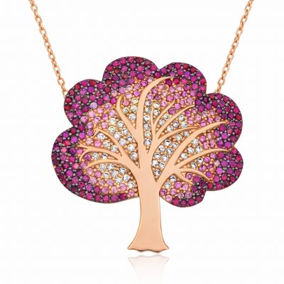 Sterling Silver Tree of Life Women's Necklace