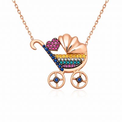 Sterling Silver Yeni Falcon Bebek Necklace