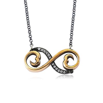 Sterling Silver Authentic Infinity Women's Necklace