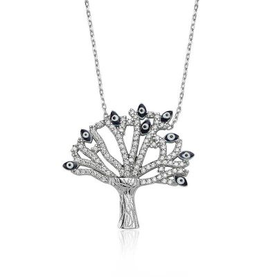 Sterling Silver Dilek Tree Women's Necklace
