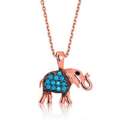 Sterling Silver Blue Fil Women's Necklace