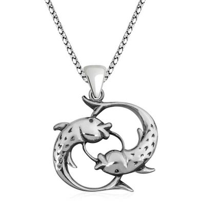 Sterling Silver Fish Necklace