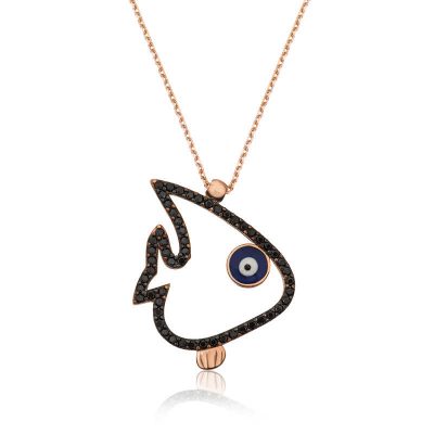 Sterling Silver Fish Women's Necklace