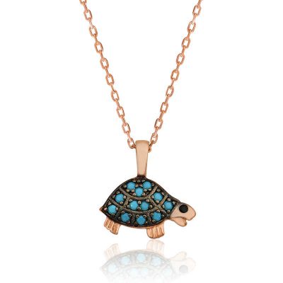 Sterling Silver Kaplumbaga Women's Necklace