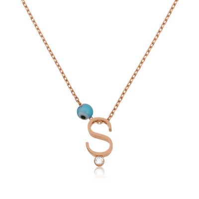 Sterling Silver 3 Boyutlu Women's Harf Necklace