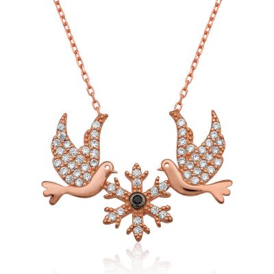 Sterling Silver Love Kuslari Necklace
