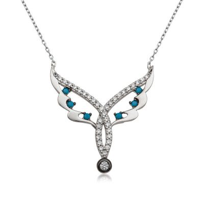 Sterling Silver Peri Wing Women's Necklace