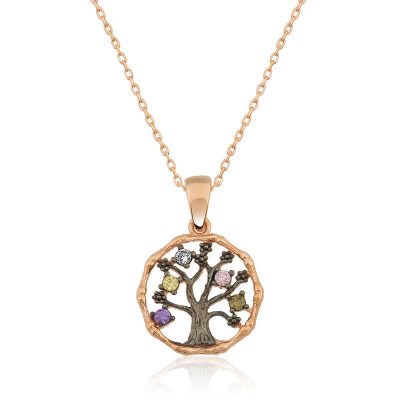 Sterling Silver Small Tree of Life Women's Necklace