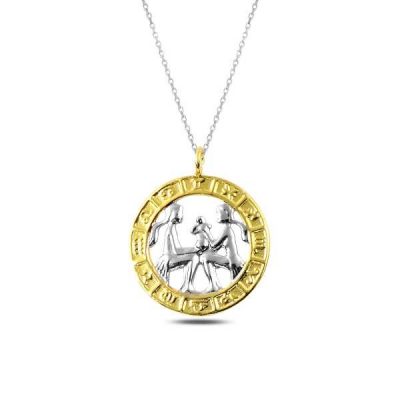 ​Sterling Silver Gold Ikizler Burcu Necklace