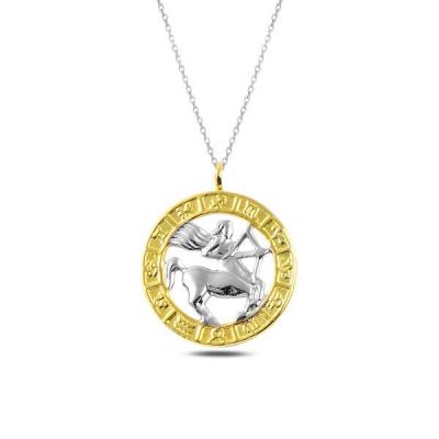​Sterling Silver Gold Yay Burcu Necklace
