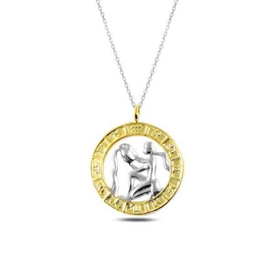 ​Sterling Silver Gold Kova Burcu Necklace