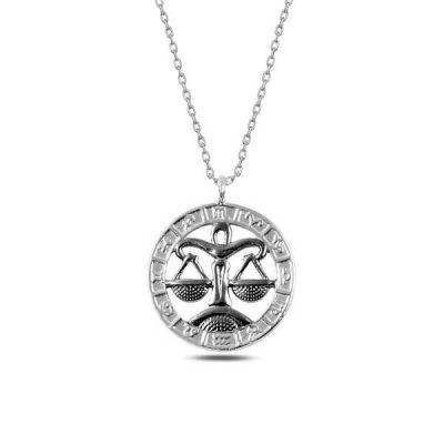 ​​​Sterling Silver Terazi Burcu Necklace