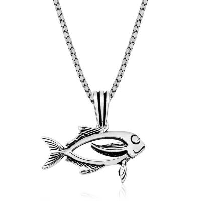 Sterling Silver Fish Necklace