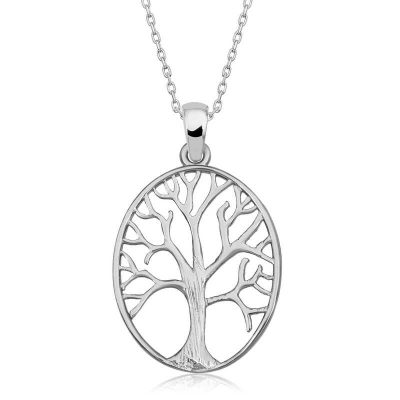 Sterling Silver Tree of Life Women's Necklace