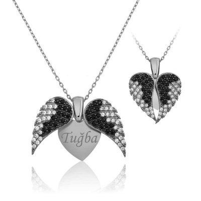 Sterling Silver Heart Personalized Women's Necklace